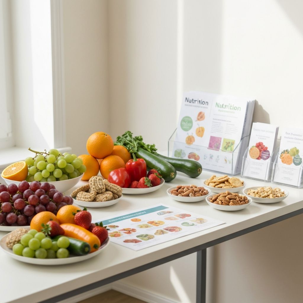 Nutrition consultant providing guidance